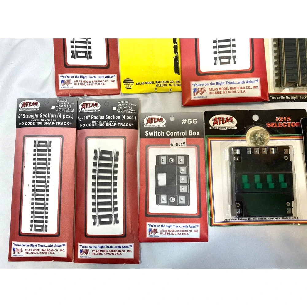 Vintage Atlas HO Scale Snap Track Assortment Lot